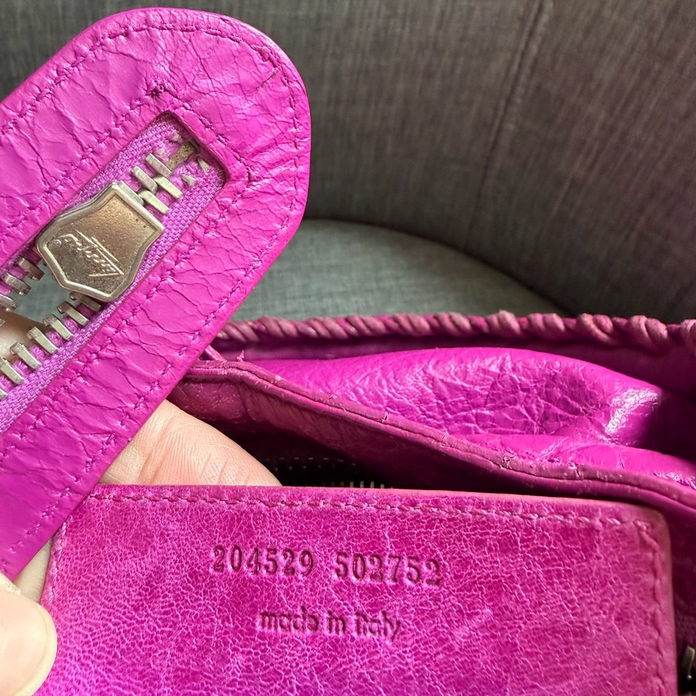 Balenciaga city Fuchsia Pink Leather Satchel - Picture 8 of 11